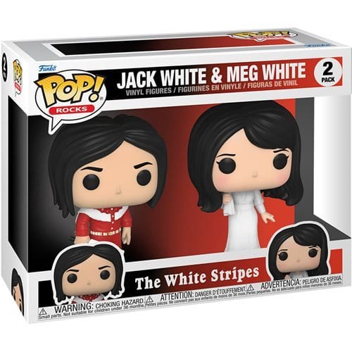 Funko Pop! Rocks 2-Pack - The White Stripes Jack White & Meg White Vinyl Figures - Just $19.99! Shop now at Retro Gaming of Denver