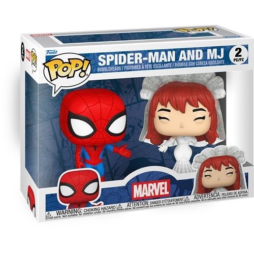 Funko Pop! Spider-Man and Mary Jane (Comic) 2-Pack Vinyl Figure - for just $28.99! 