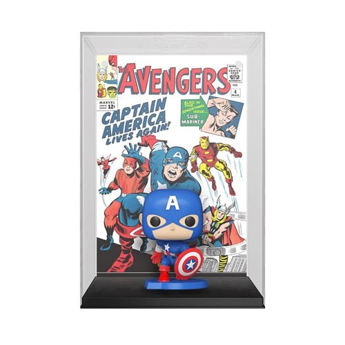 Funko Pop! The Avengers #4 (1963) Captain America Comic Cover Figure with Case - for just $20.67! 