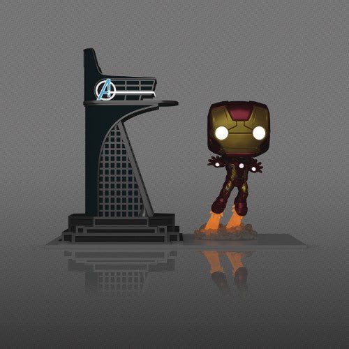 Funko Pop! Town 35 - Marvel Avengers Tower & Iron Man Glow in the Dark Bobblehead Figure - Previews Exclusive - for just $39.67! 