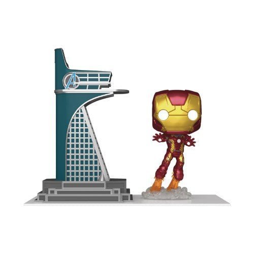 Funko Pop! Town 35 - Marvel Avengers Tower & Iron Man Glow in the Dark Bobblehead Figure - Previews Exclusive - for just $39.99! 