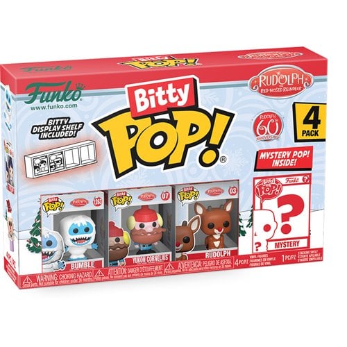 Funko Rudolph the Red-Nosed Reindeer Bitty Pop! Mini-Figure 4-Pack - Select Set(s) - for just $15.67! 
