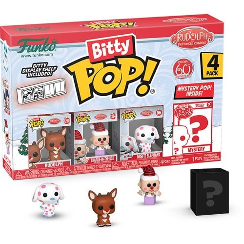 Funko Rudolph the Red-Nosed Reindeer Bitty Pop! Mini-Figure 4-Pack - Select Set(s) - for just $15.67! 
