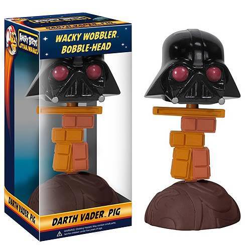 Funko Star Wars - Angry Birds - Darth Vader - Piggy Wacky Wobbler - Bobble Head - for just $15.67! 