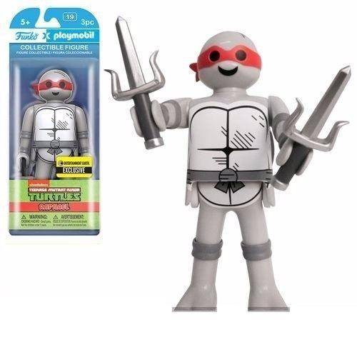 Funko Teenage Mutant Ninja Turtles Raphael Black and White 6-Inch Playmobil Action Fig - Just $30.96! Shop now at Retro Gaming of Denver