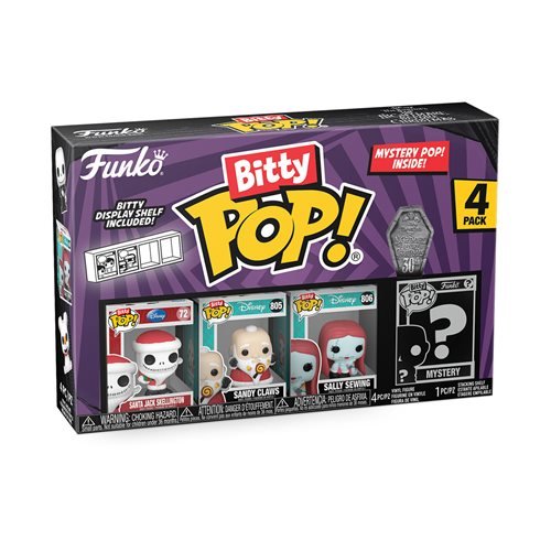 Funko The Nightmare Before Christmas Bitty Pop! Mini-Figure 4-Pack - Select Set(s) - Just $14.60! Shop now at Retro Gaming of Denver