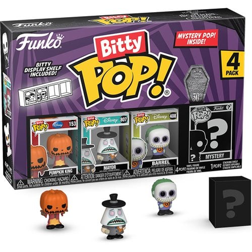 Funko The Nightmare Before Christmas Bitty Pop! Mini-Figure 4-Pack - Select Set(s) - Just $14.60! Shop now at Retro Gaming of Denver