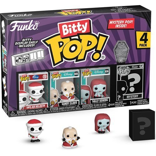 Funko The Nightmare Before Christmas Bitty Pop! Mini-Figure 4-Pack - Select Set(s) - for just $14.99! 