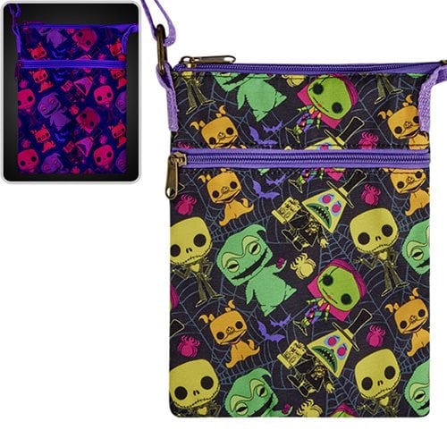 Funko The Nightmare Before Christmas Black Light Crossbody Passport Bag - for just $15.99! 