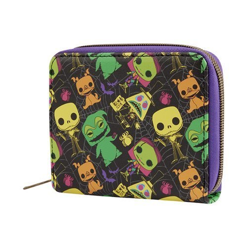 Funko The Nightmare Before Christmas Black Light Print Zip-Around Wallet - Just $21.99! Shop now at Retro Gaming of Denver