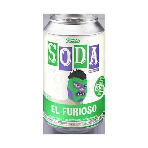 Funko Vinyl Soda Figure - Limited Edition - Marvel Lachadores - El Furioso (Hulk) - Just $14.99! Shop now at Retro Gaming of Denver