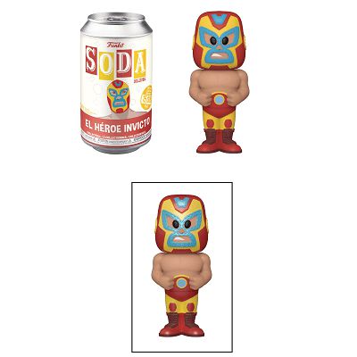 Funko Vinyl Soda Figure - Limited Edition - Marvel Lachadores - El Heroe Invicto (Iron Man) - for just $15.67! 
