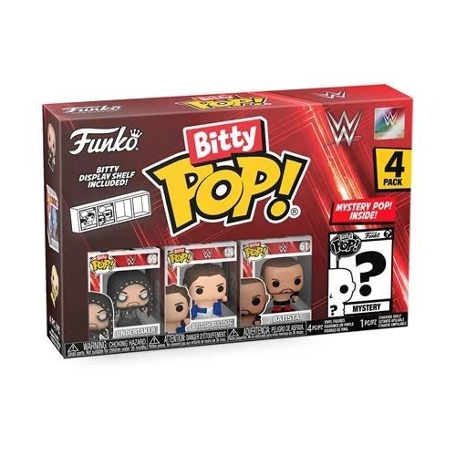 Funko WWE Bitty Pop! Mini-Figure 4-Pack - Select Set(s) - for just $15.67! 