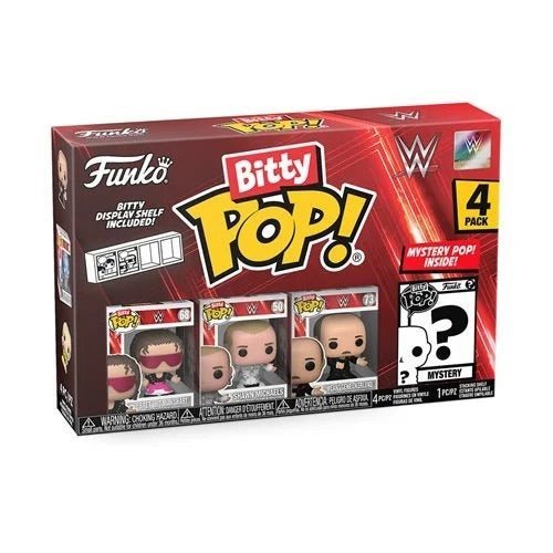 Funko WWE Bitty Pop! Mini-Figure 4-Pack - Select Set(s) - for just $14.99! 
