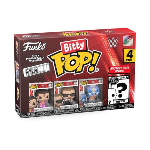 Funko WWE Bitty Pop! Mini-Figure 4-Pack - Select Set(s) - for just $14.99! 