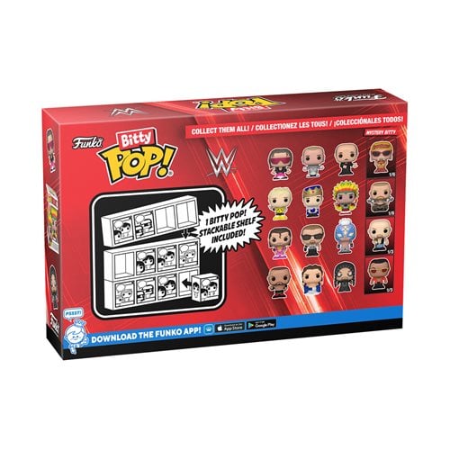 Funko WWE Bitty Pop! Mini-Figure 4-Pack - Select Set(s) - for just $15.67! 