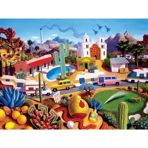 Roadsides of the Southwest - Land of AZ 500 Piece Jigsaw Puzzle - Just $14.99! Shop now at Retro Gaming of Denver