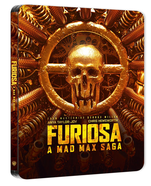 Furiosa: A Mad Max Saga - Limited Edition Steelbook - Goldskull (4K Ultra HD + Blu-ray) - for just $31.99! 
