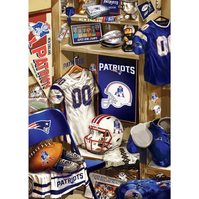 New England Patriots - Locker Room 500 Piece Jigsaw Puzzle - for just $16.99! 