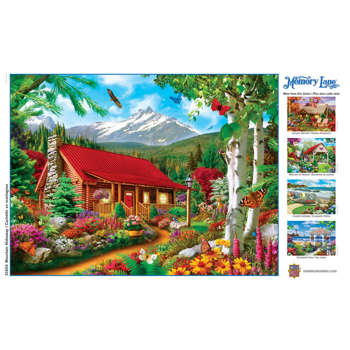 Memory Lane - Mountain Hideaway 300 Piece EZ Grip Jigsaw Puzzle - Just $14.99! Shop now at Retro Gaming of Denver