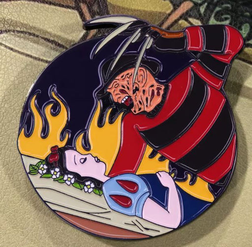 Freddy Krueger Snow White mashup Enamel Pins Near Me - Just $9.99! Shop now at Retro Gaming of Denver