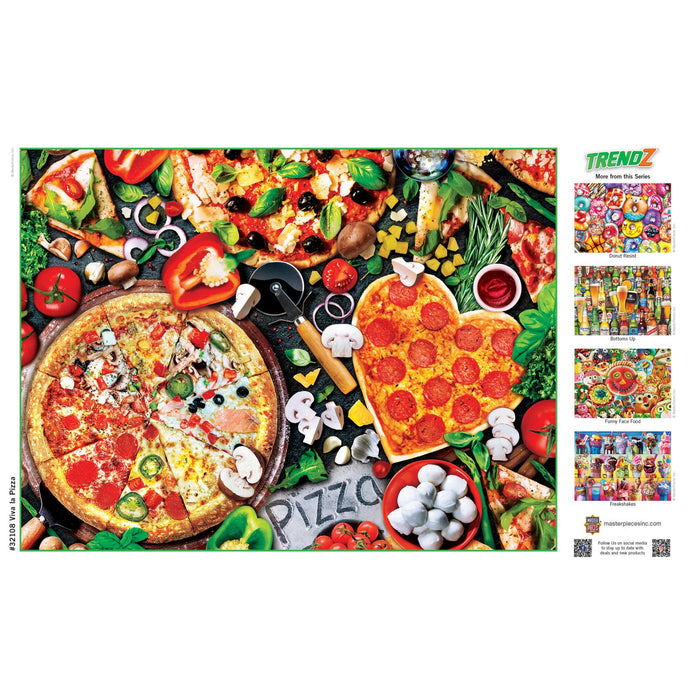 Trendz - Viva La Pizza 300 Piece EZ Grip Jigsaw Puzzle - Just $14.99! Shop now at Retro Gaming of Denver