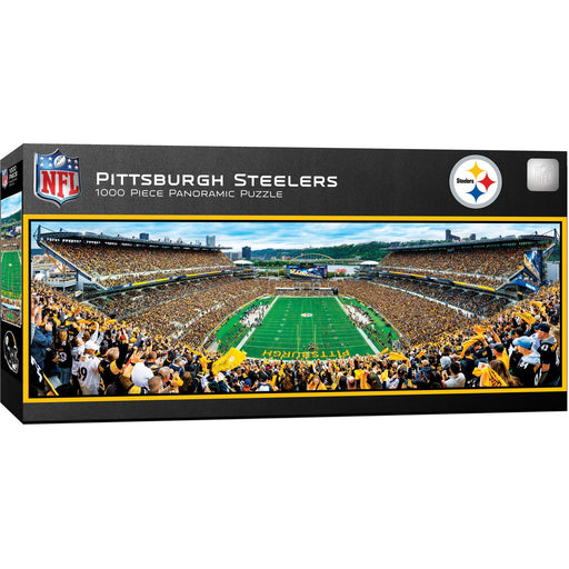 Pittsburgh Steelers - 1000 Piece Panoramic Jigsaw Puzzle - End View - Just $19.99! Shop now at Retro Gaming of Denver