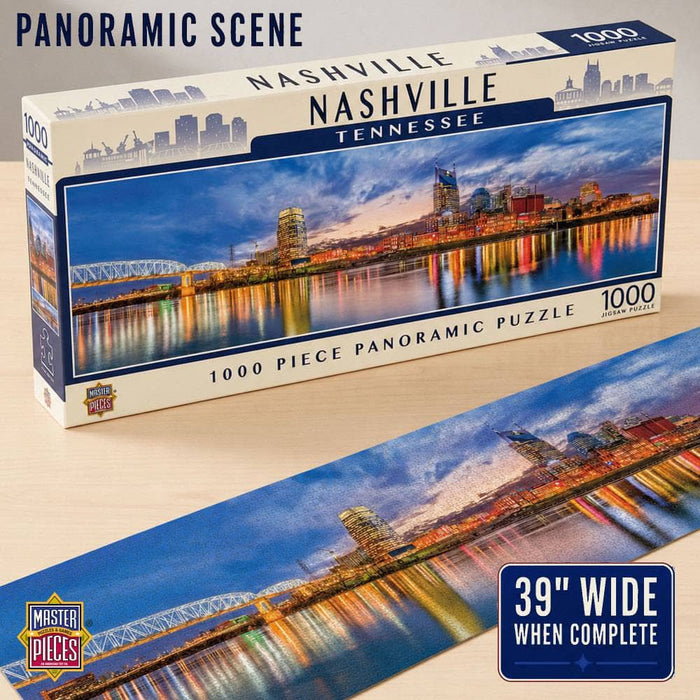 Nashville, Tennessee 1000 Piece Panoramic Jigsaw Puzzle - for just $19.99! 