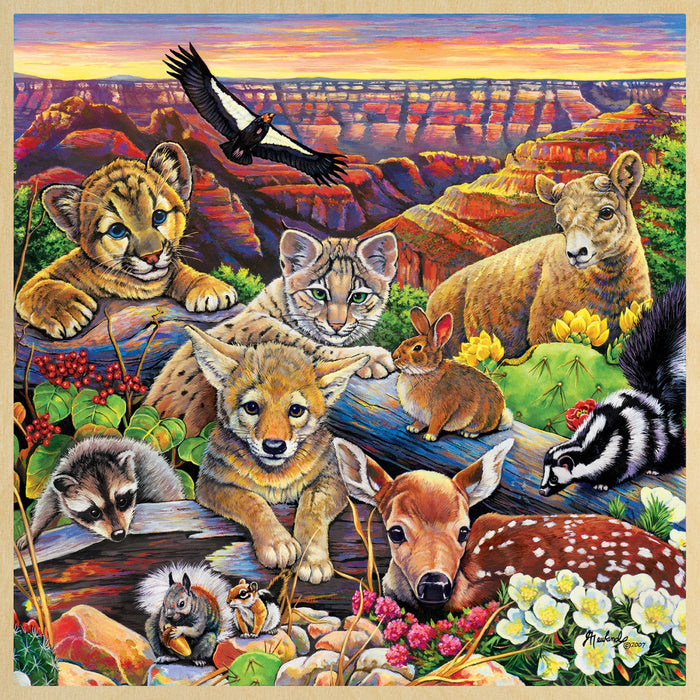 Jr. Ranger - Wildlife of the Grand Canyon 48 Piece Wood Jigsaw Puzzle - Just $12.99! Shop now at Retro Gaming of Denver