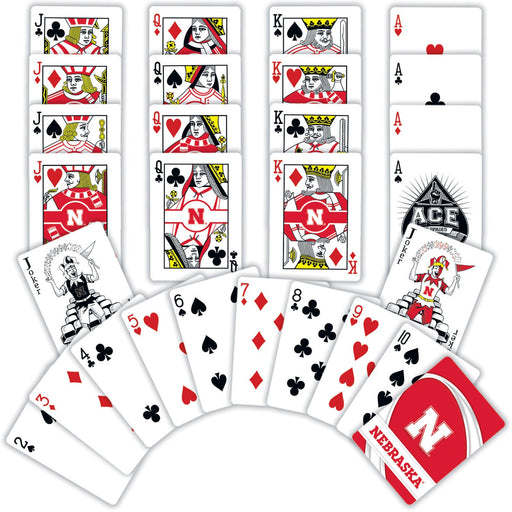 Nebraska Cornhuskers Playing Cards - 54 Card Deck - Premium Dice & Cards Sets - Just $6.99! Shop now at Retro Gaming of Denver