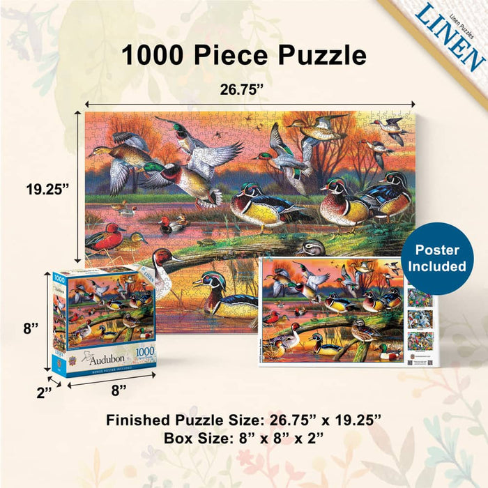 Audubon - Autumn Feathers 1000 Piece Jigsaw Puzzle - for just $12.99! 