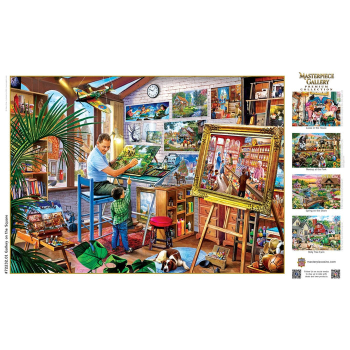 Masterpiece Gallery - Gallery on the Square 1000 Piece Jigsaw Puzzle - for just $9.99! 