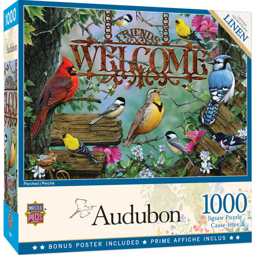 Audubon - Perched 1000 Piece Jigsaw Puzzle - Just $16.99! Shop now at Retro Gaming of Denver