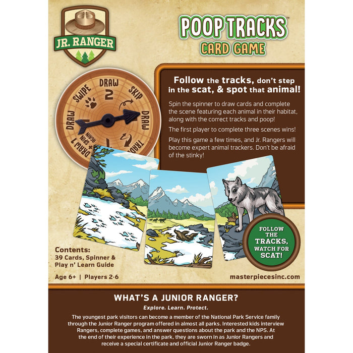 Jr. Ranger Poop Tracks Card Game - Just $9.99! Shop now at Retro Gaming of Denver