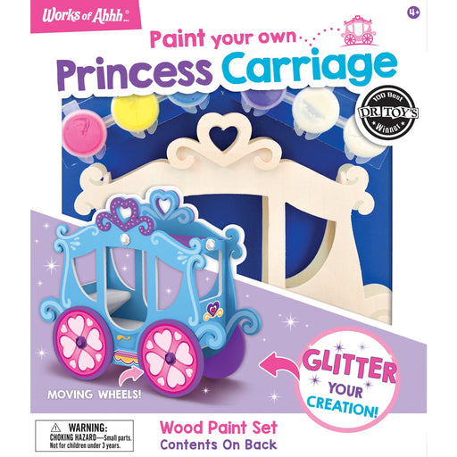 Princess Carriage Wood Craft & Paint Kit - Just $16.99! Shop now at Retro Gaming of Denver