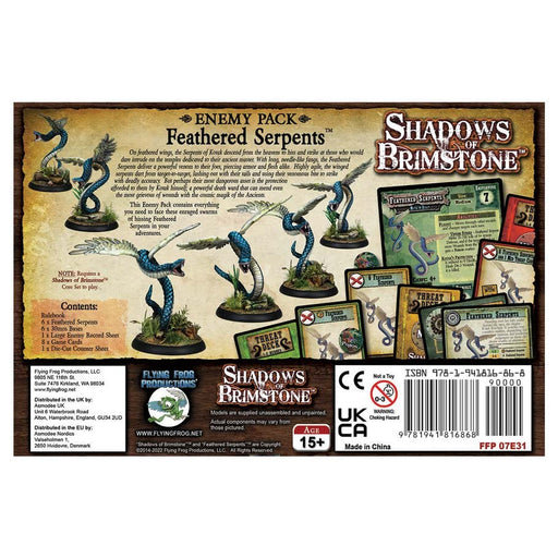 Shadows of Brimstone: Feathered Serpents Enemy Pack - for just $24.95! 