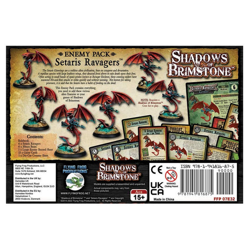 Shadows of Brimstone: Setaris Ravagers Enemy Pack - for just $24.95! 