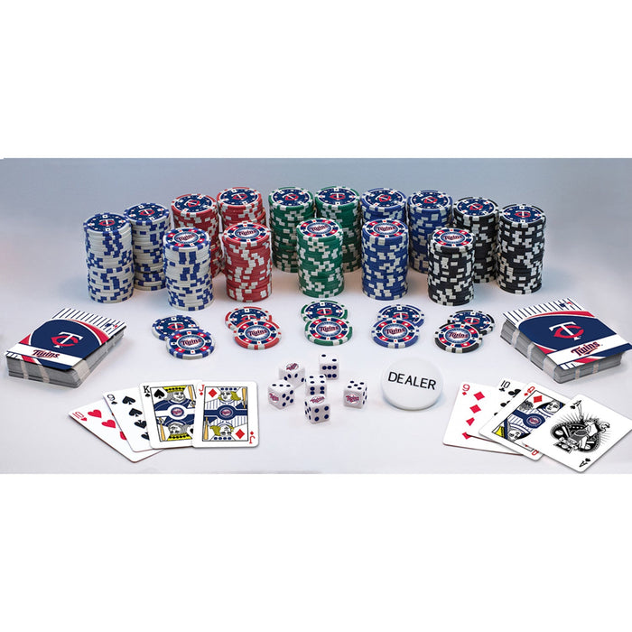 Minnesota Twins 300 Piece Poker Set - Just $124.99! Shop now at Retro Gaming of Denver