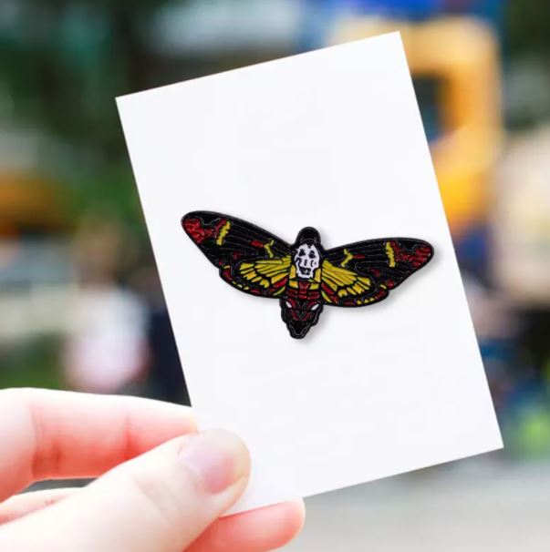 Deaths Head Moth Silence of the Lambs Enamel Pins Near Me - Just $9.99! Shop now at Retro Gaming of Denver