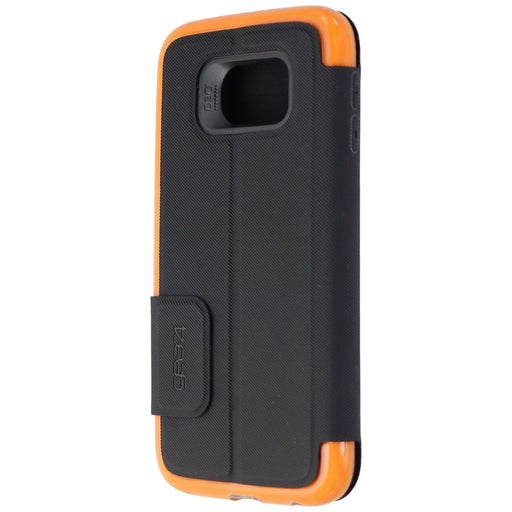 ZAGG BookCase Folio for Samsung Galaxy S6 Smartphones - Black/Orange - for just $6.99! 