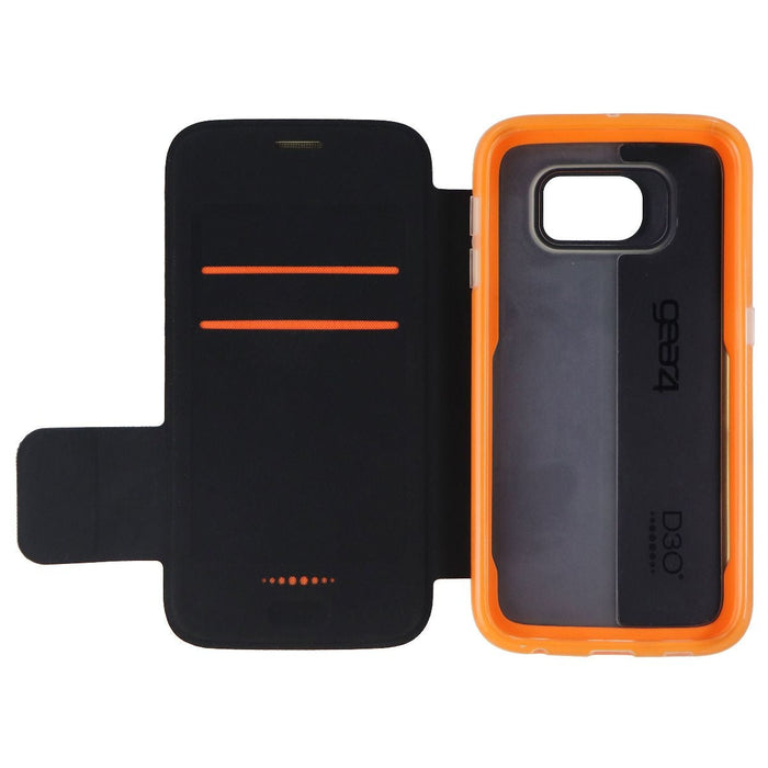 ZAGG BookCase Folio for Samsung Galaxy S6 Smartphones - Black/Orange - for just $6.99! 