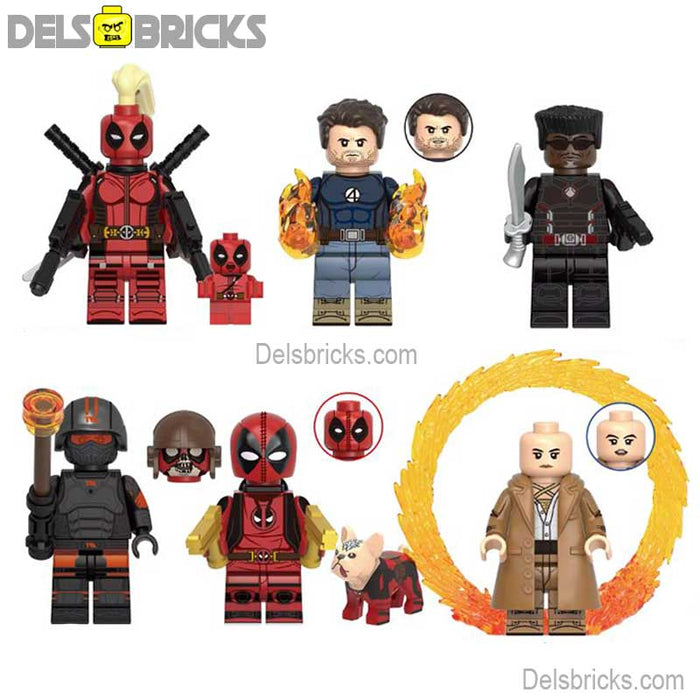 Deadpool & Wolverine Movie Set of 6 Lego Minifigures Custom Toys - Just $22! Shop now at Retro Gaming of Denver