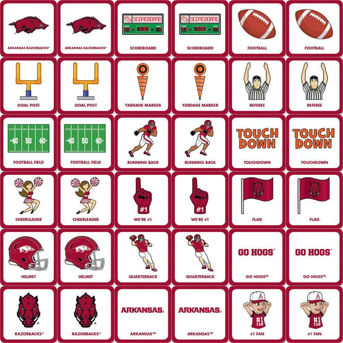 Arkansas Razorbacks Matching Game - for just $12.99! 