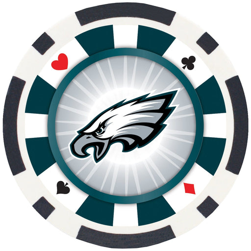 Philadelphia Eagles 100 Piece Poker Chips - for just $29.99! 