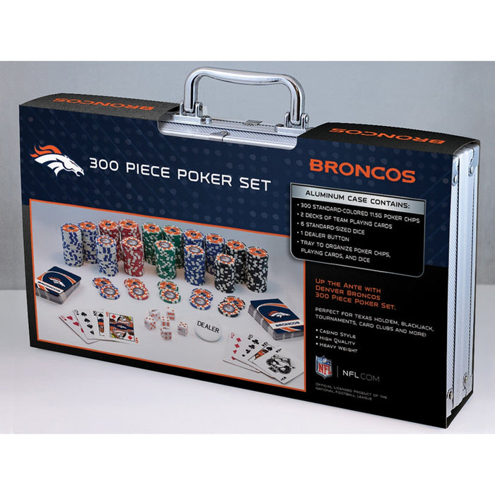 Denver Broncos 300 Piece Poker Set - for just $124.99! 