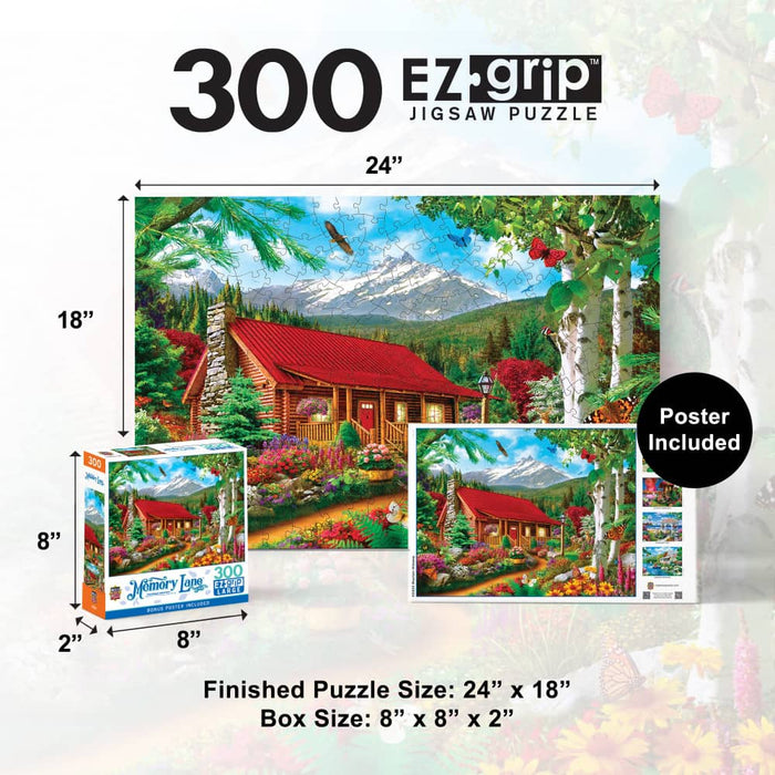 Memory Lane - Mountain Hideaway 300 Piece EZ Grip Jigsaw Puzzle - for just $14.99! 