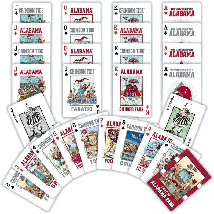 Alabama Crimson Tide Fan Deck Playing Cards - 54 Card Deck - for just $7.99! 