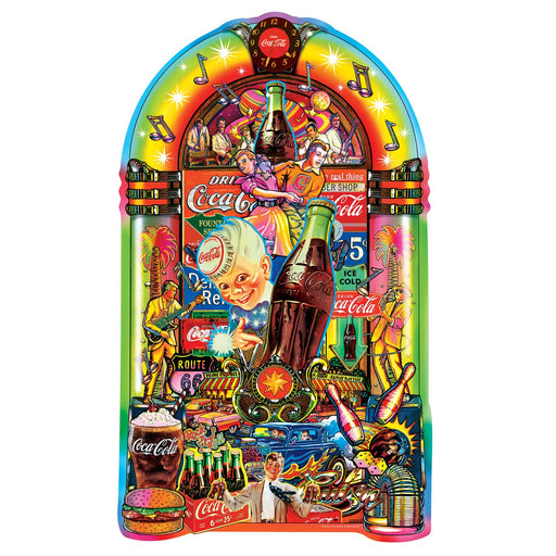 Coca-Cola Jukebox 1000 Piece Shaped Jigsaw Puzzle - Just $16.99! Shop now at Retro Gaming of Denver