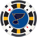 St. Louis Blues 100 Piece Poker Chips - Just $29.99! Shop now at Retro Gaming of Denver