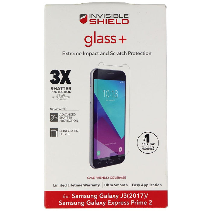 ZAGG Invisible Shield (Glass+) Protector for Galaxy J3 (2017)/Express Prime 2 - for just $9.95! 